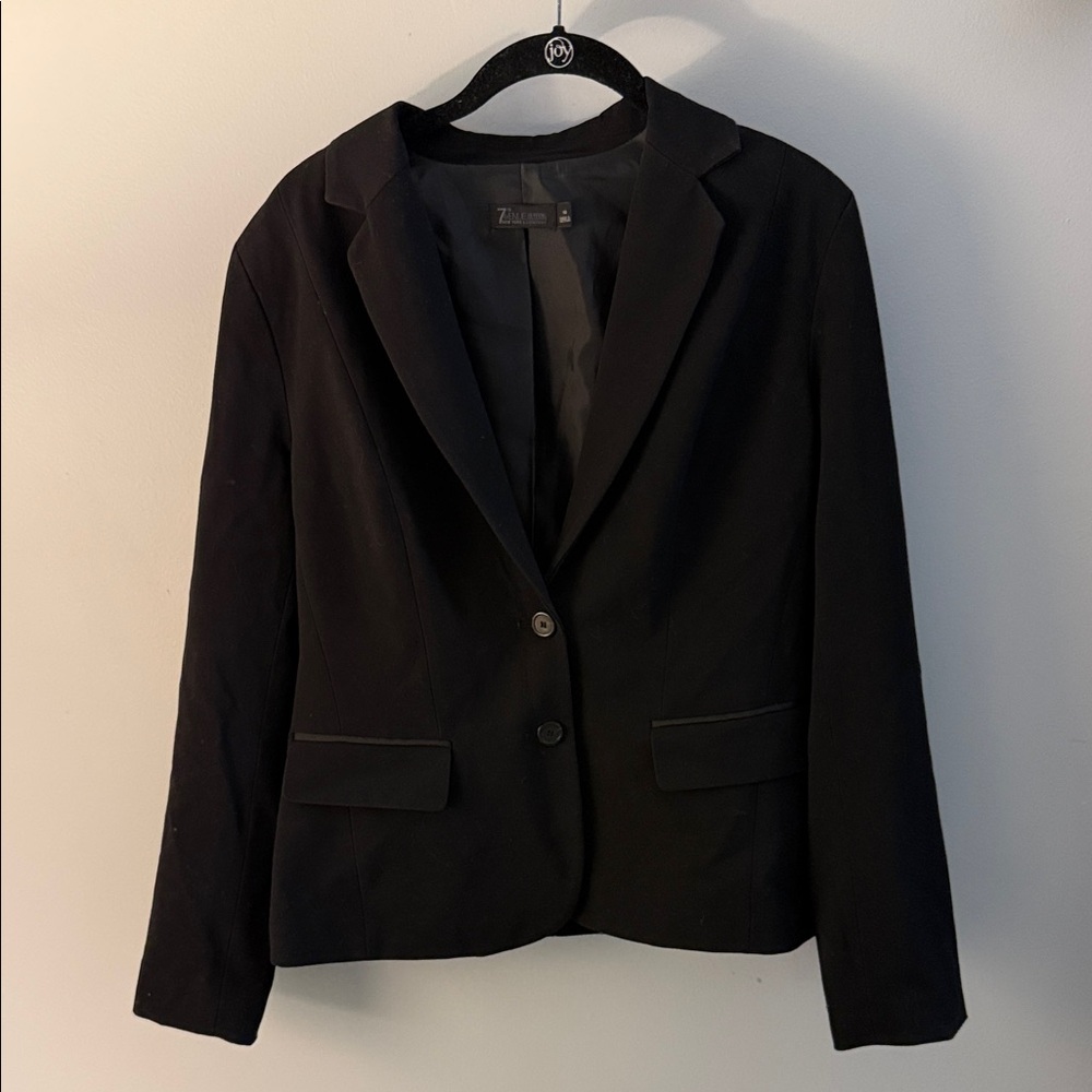 New York & Company Elegant Black Suit Jacket